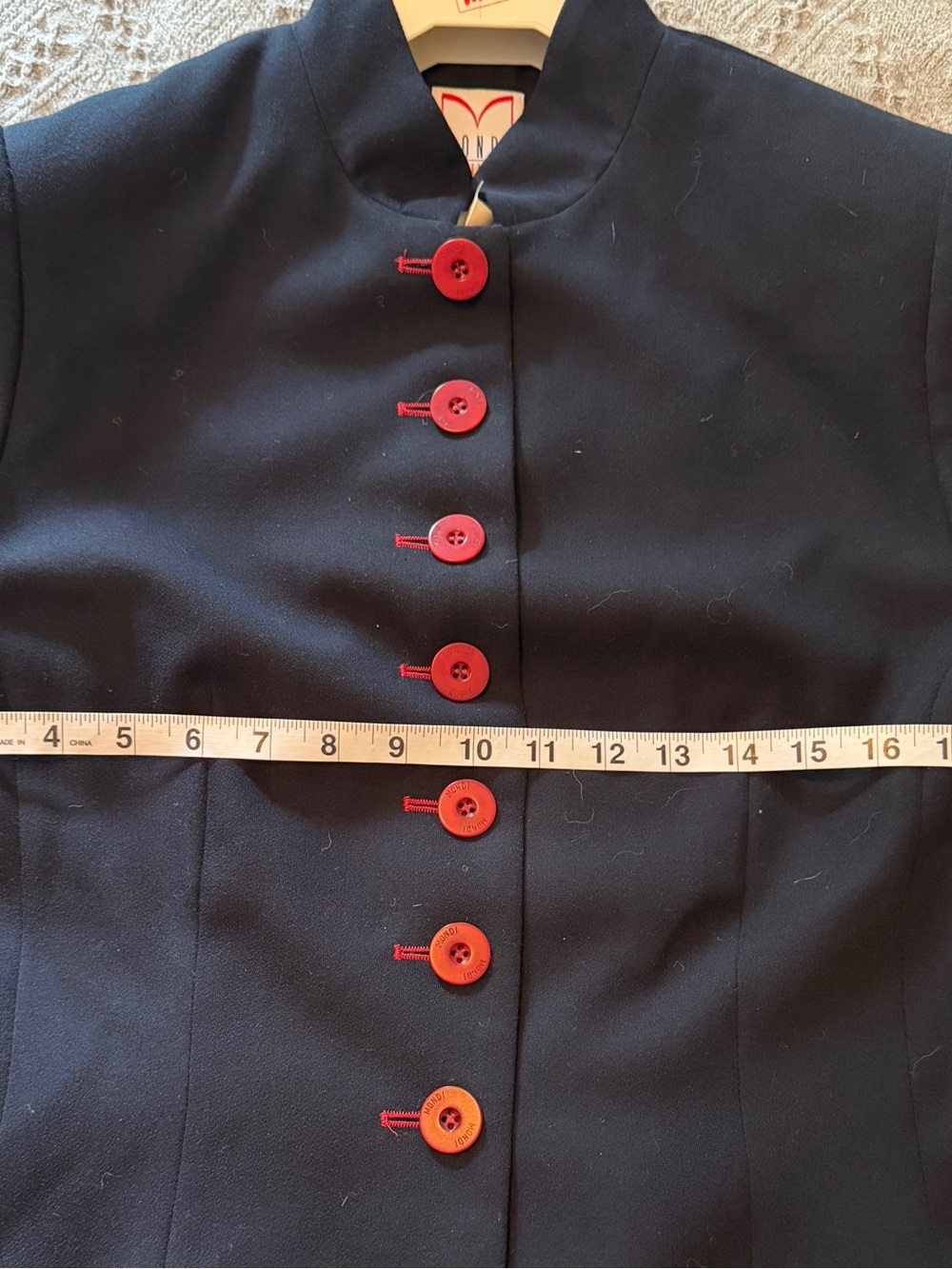 Mondi Navy 3-Piece Pantsuit Set with Red Trim - Picture 16 of 16